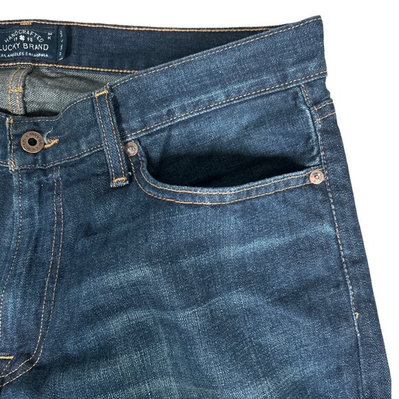Lucky Brand 221 Original Straight Jeans Men 36x30 Medium Wash Denim - Picture 10 of 14